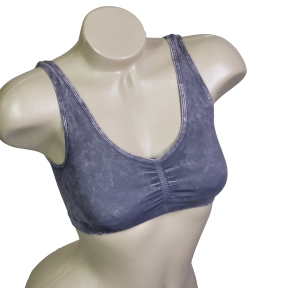 Free People Ruched Strappy Back Shanti Bra - Picture 6 of 11